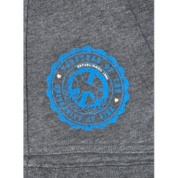 Victoria's Secret PINK University of Pink Graphic Full Zip Hoodie Gray Size L - Picture 5 of 11